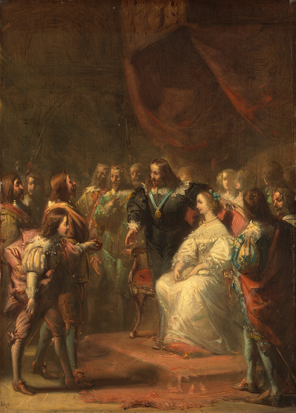 Johannes Hinderikus Egenberger, Anno 1641. Tromp stelt de jonge prins Willem van Oranje aan koning Karel I van Engeland voor