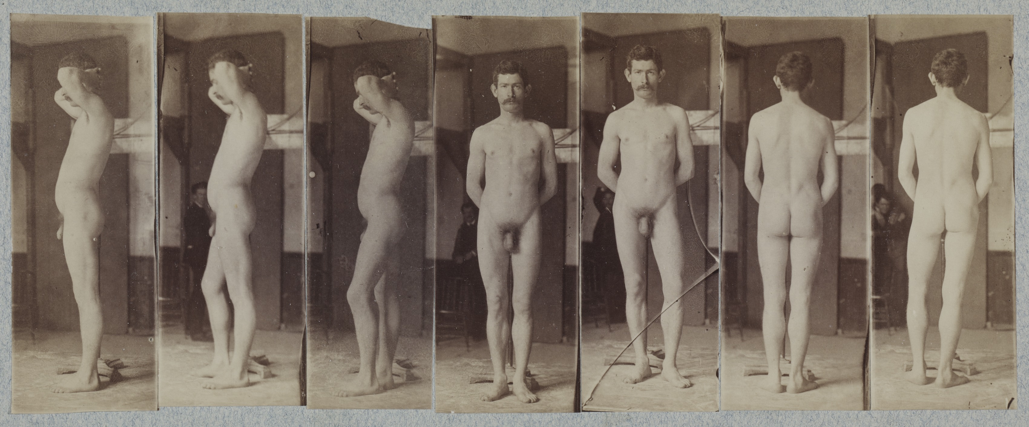 Thomas Eakins, Photographs of a Standing Male Nude Model ("Joseph Smith")