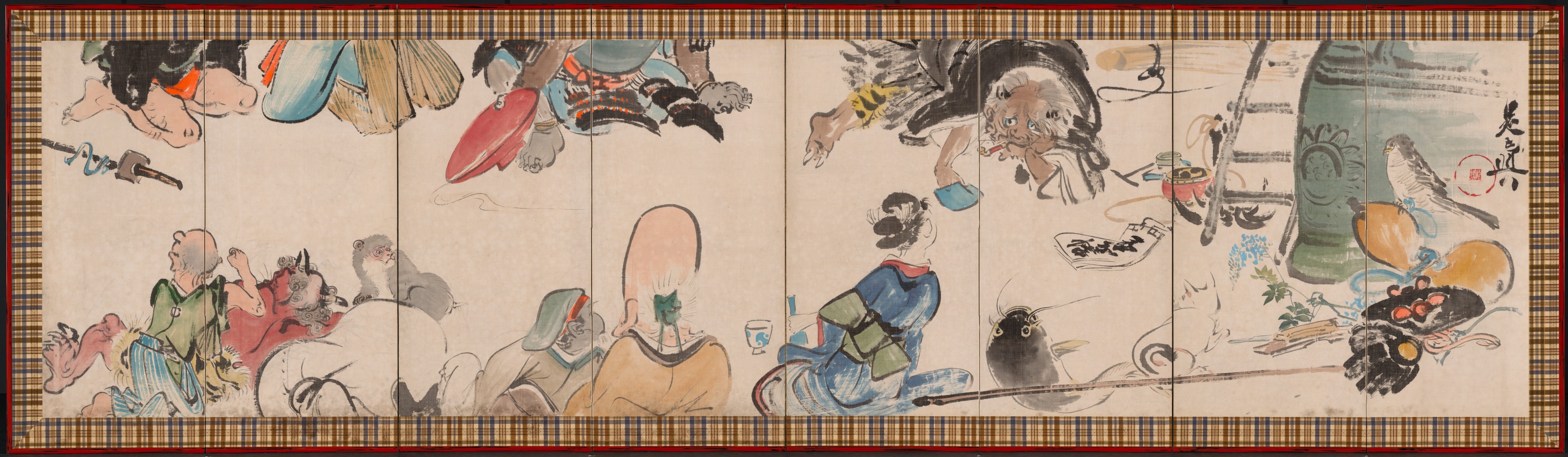 Shibata Zeshin, Gathering of Otsu-e Subjects