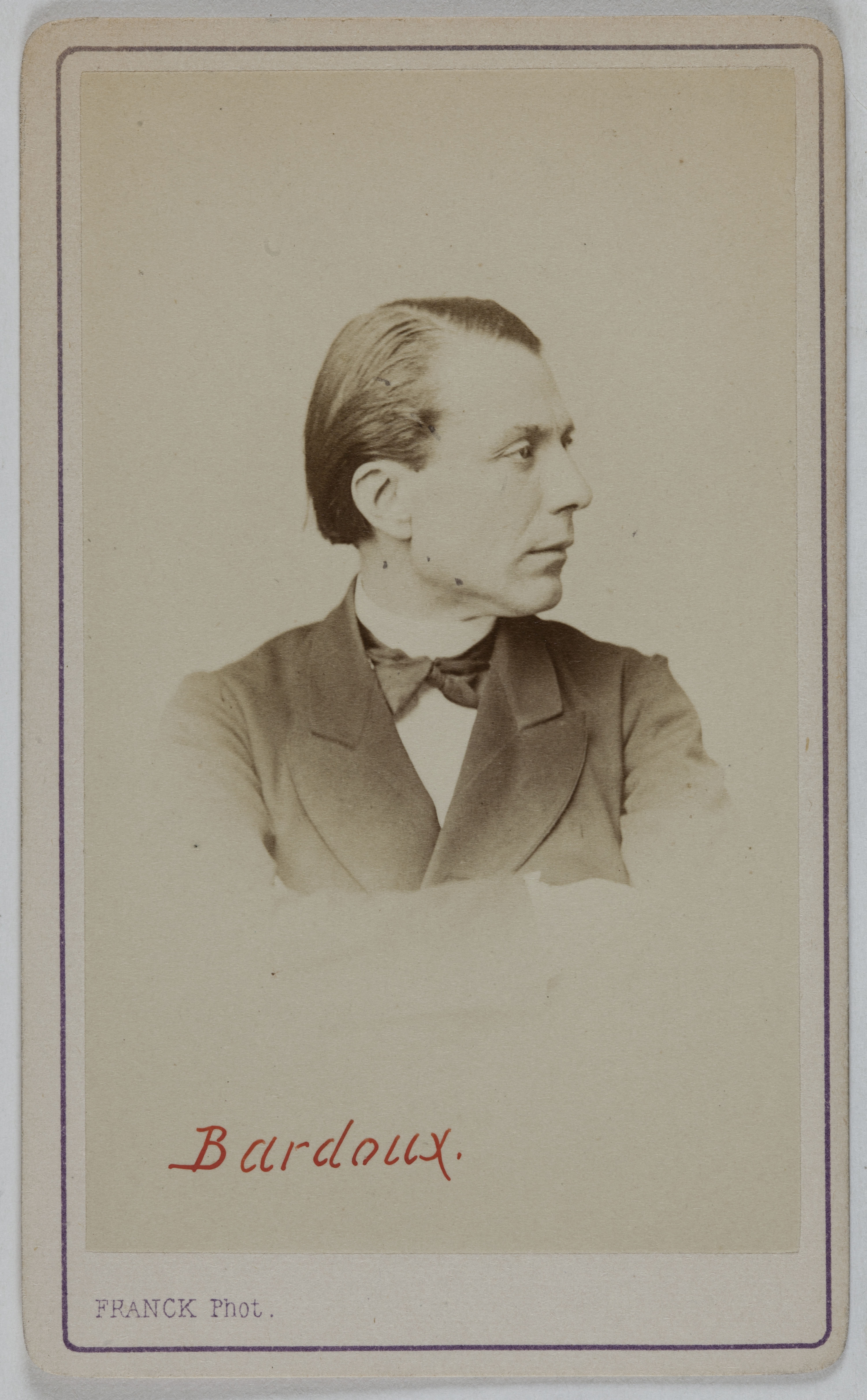 Franck, Portrait d'Agénor Bardoux (1829-1897), (avocat, homme politique, écrivain)