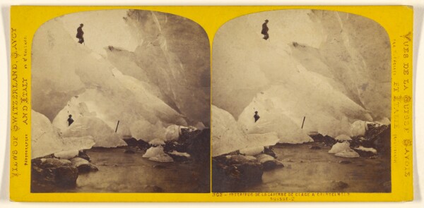 William England, Interieur de la Caverne de Glace a Grindelwald. Suisse.