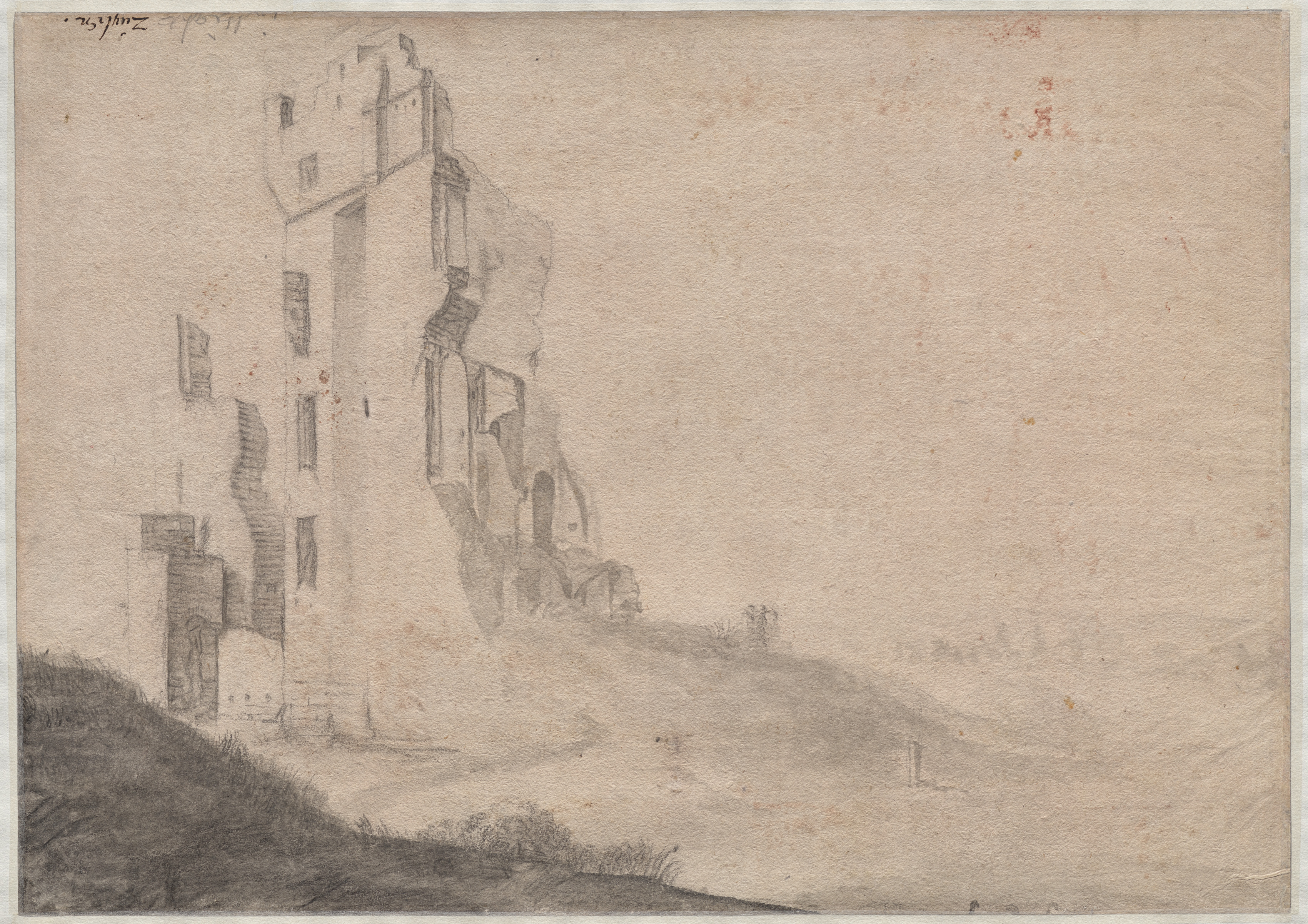 Roelant Roghman, Ruin of the huis Ter Kleef near Haarlem