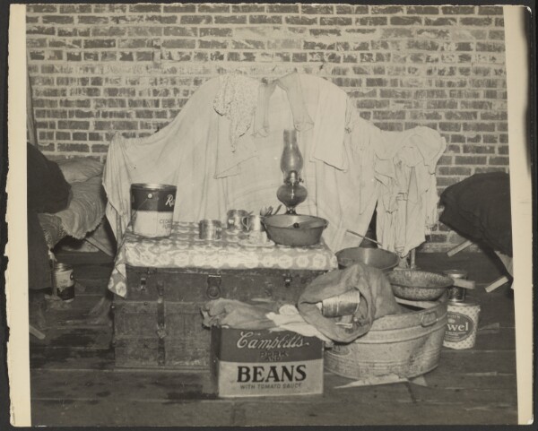 Walker Evans, Flood Refugees' Belongings, Forrest City, Arkansas