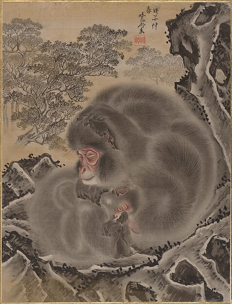 Kawanabe Kyōsai 河鍋暁斎, Monkeys