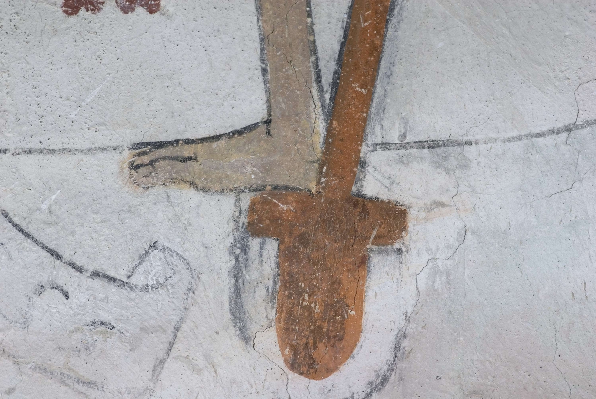 Bengt Backlund, Lime Painting in Harkberga Church, Uppland 2009