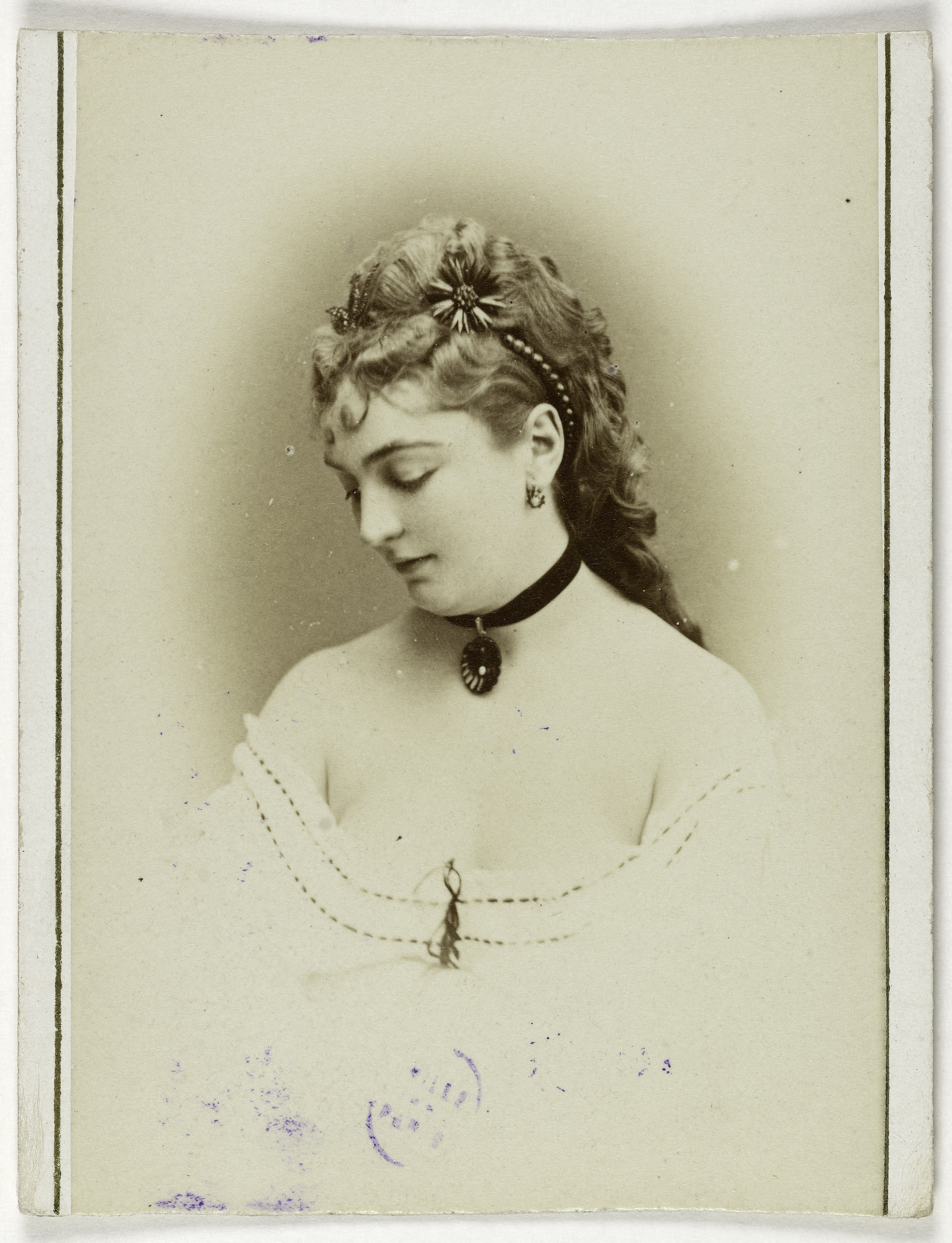 Charles Reutlinger, Portrait de Méry Laurent (née Anne Rose Suzanne Louviot 1849-1900), actrice