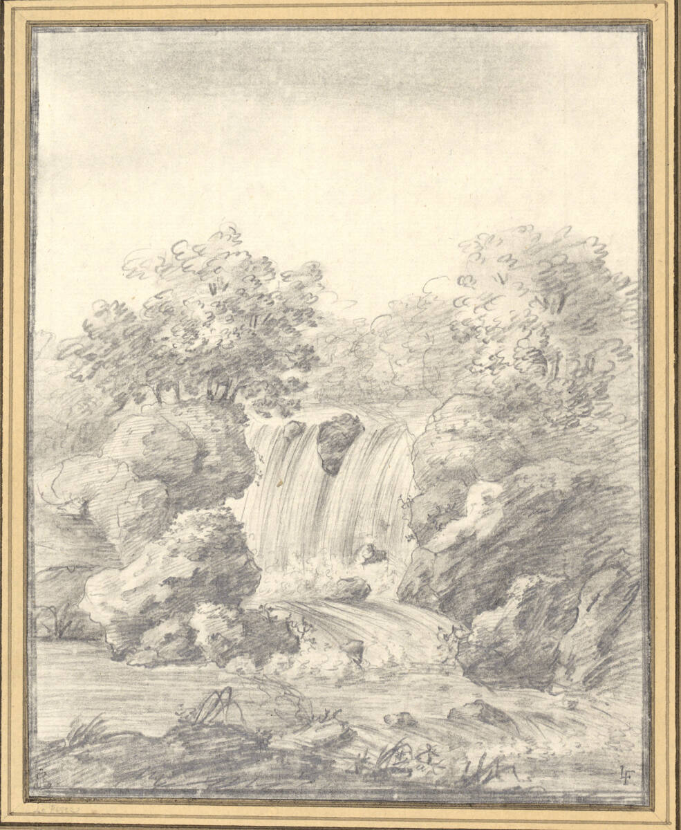 FrançoisLefèbvre, Der Wasserfall über der Kaskade von Schoonenberg (Laeken)
