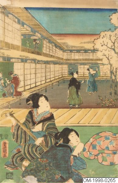 Utagawa Kunisada (Toyokuni III), Träsnitt, Bildkonst, Print, Woodcut, Woodblock
