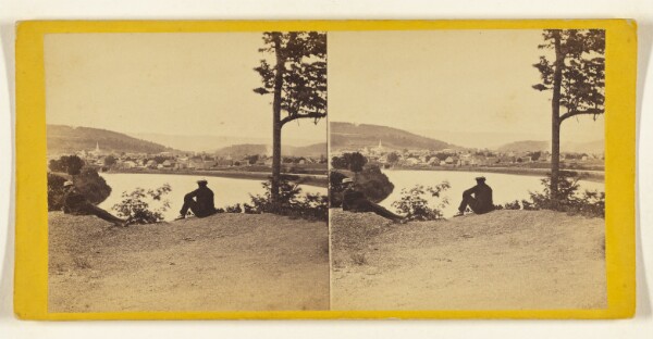 Edward and Henry T. Anthony & Co., Banks of the Juniata, near Lewistown. [Pennsylvania Central R.R.]