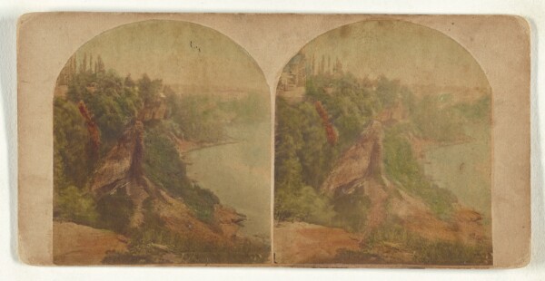 New York Stereoscopic Company, Niagara Falls. View from Table Rock, Canada side.