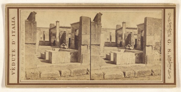 Giorgio Sommer, Casa di Sallustio (Pompei)