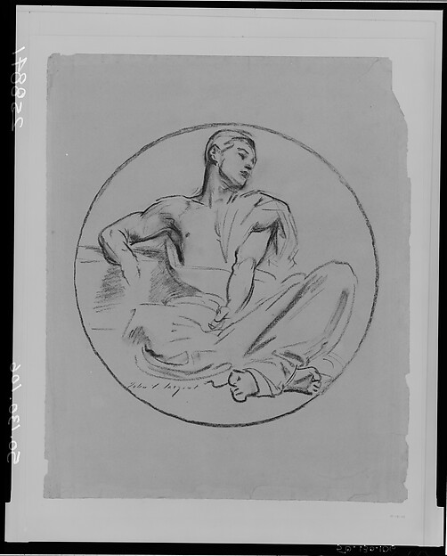 John Singer Sargent, Seated Draped Figure