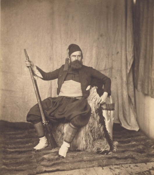 Roger Fenton, Self-Portrait in Zouave Uniform
