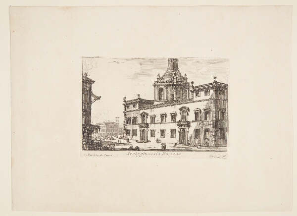 Giovanni Battista Piranesi, Rom's universitet. 1. Palazzo de Cenci
