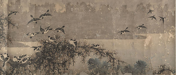 Zha Shibiao, Landscape with White-Breasted Crows