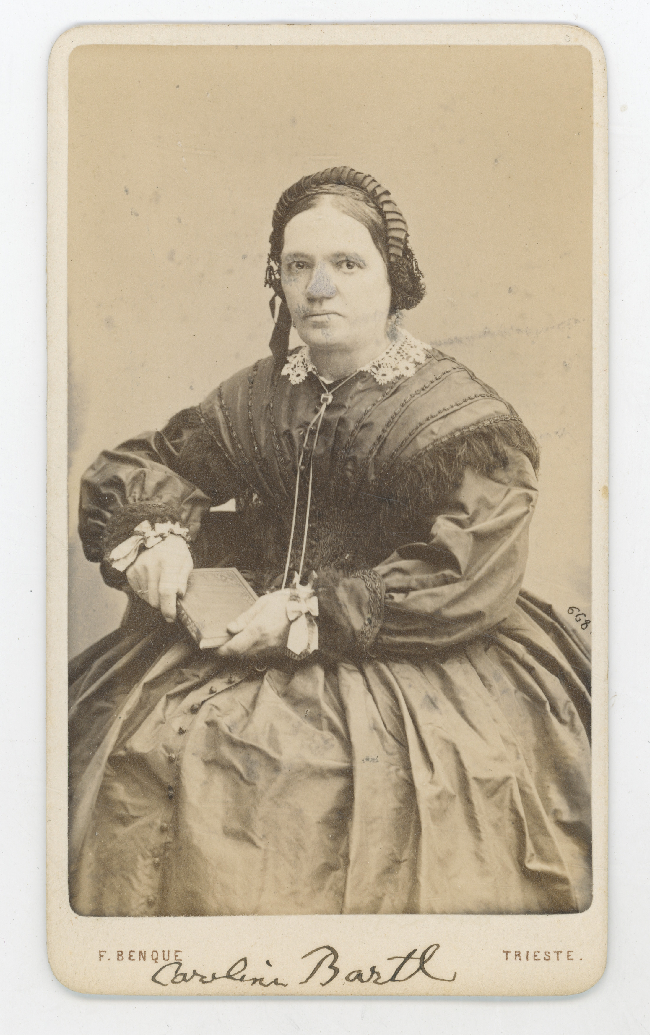 Franz (Francesco) (1841-03-12––1921-03-30) Benque, Carolina Bartl