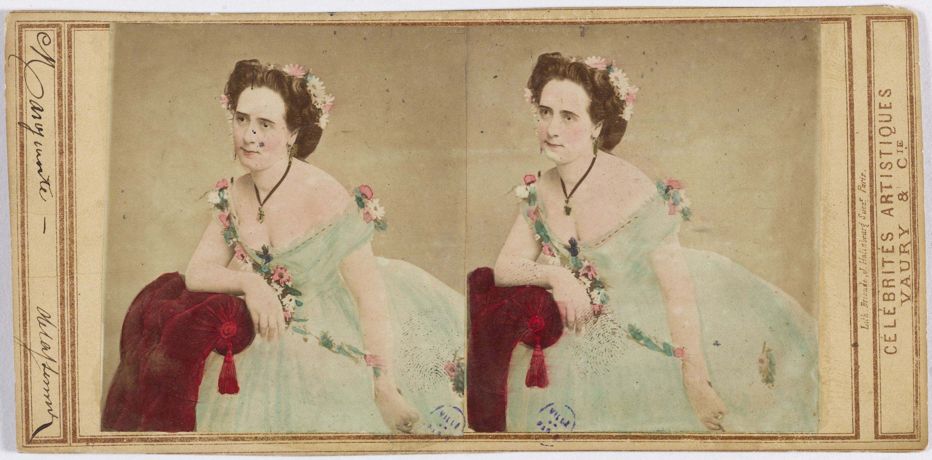 Vaury et Cie, Portrait de Marguerite, (actrice)