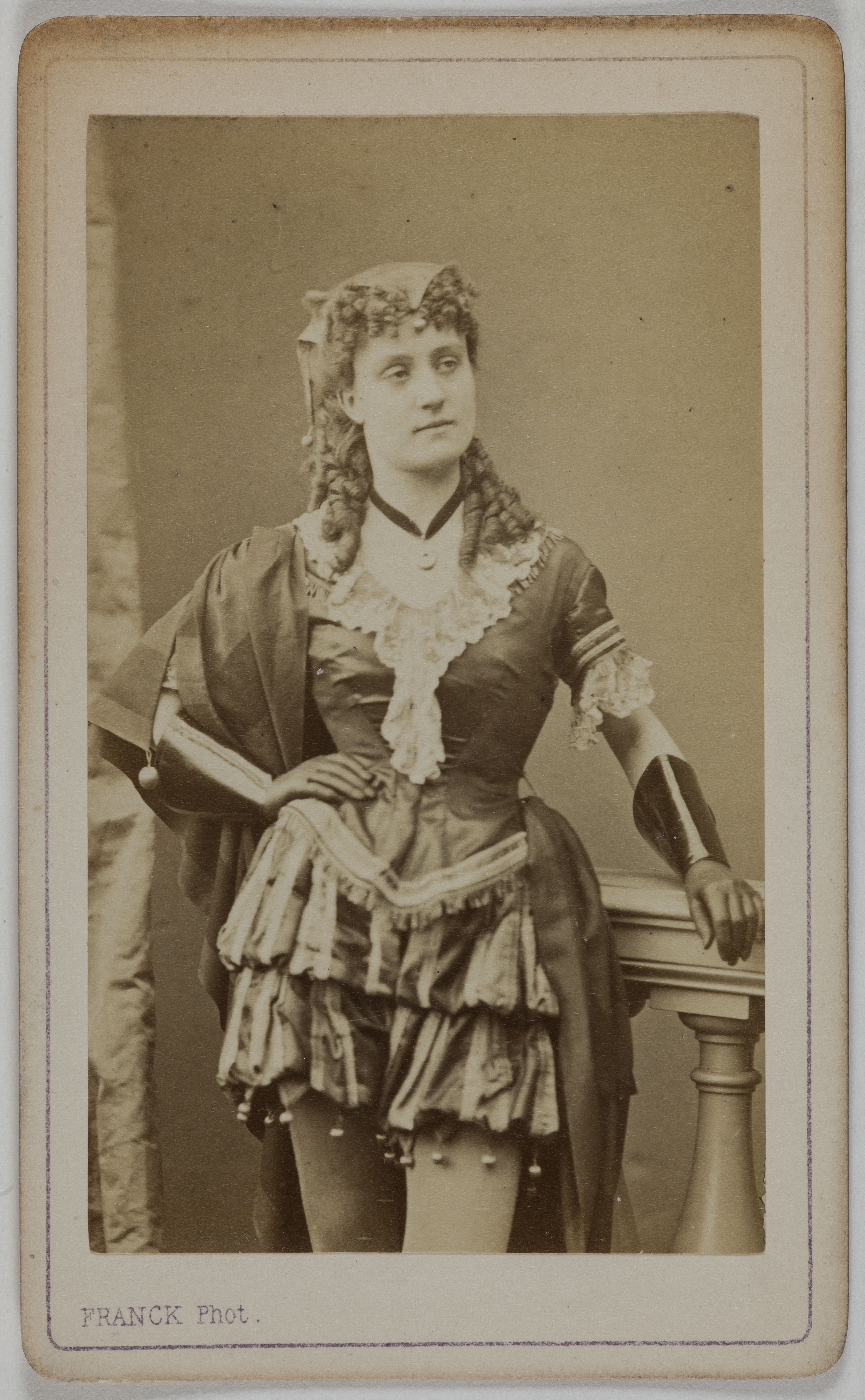 Franck, Portrait d'Eugénie Bade (actrice)