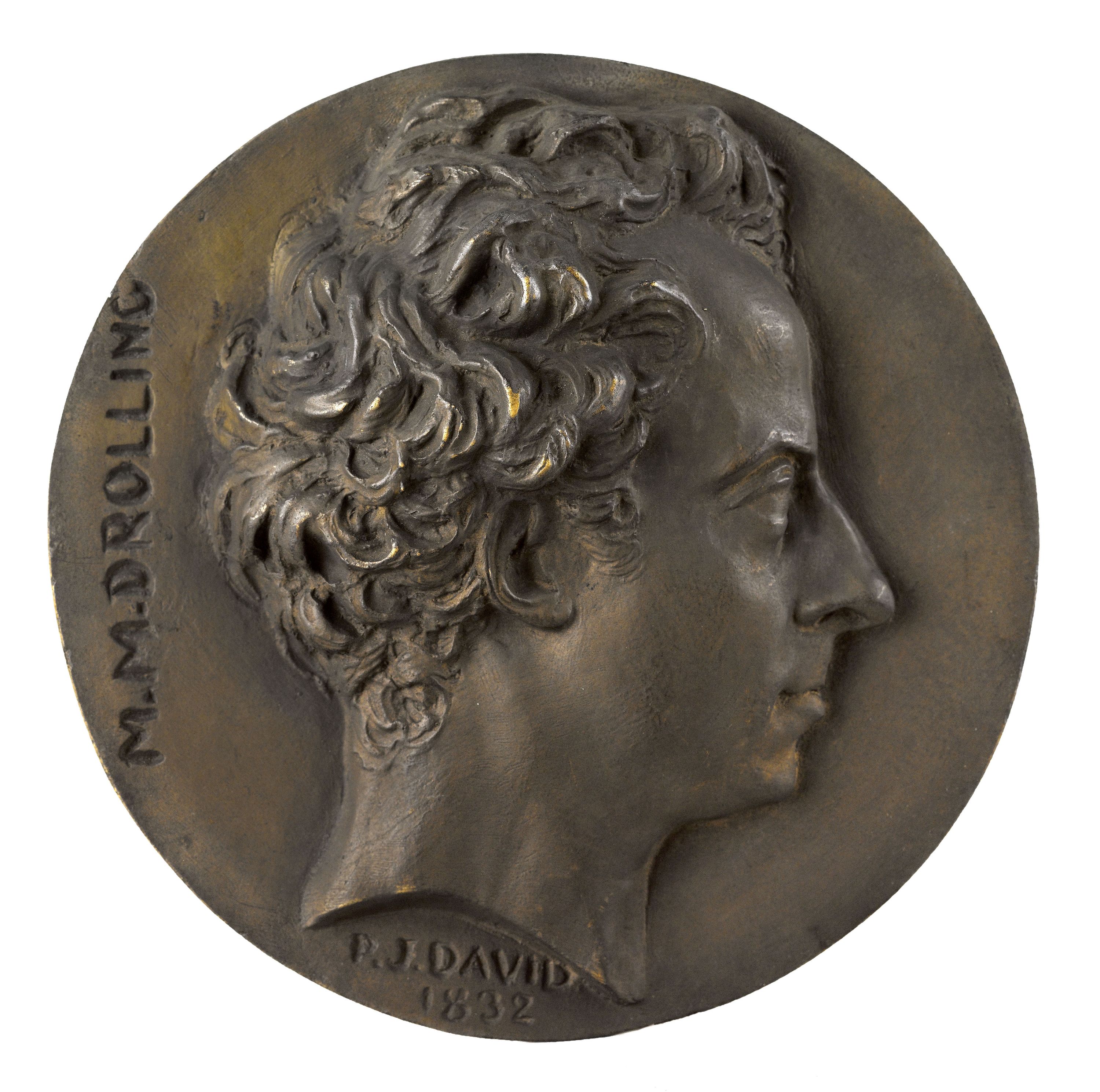 David d'Angers, Portrait de Michel Drolling (1786-1851), peintre