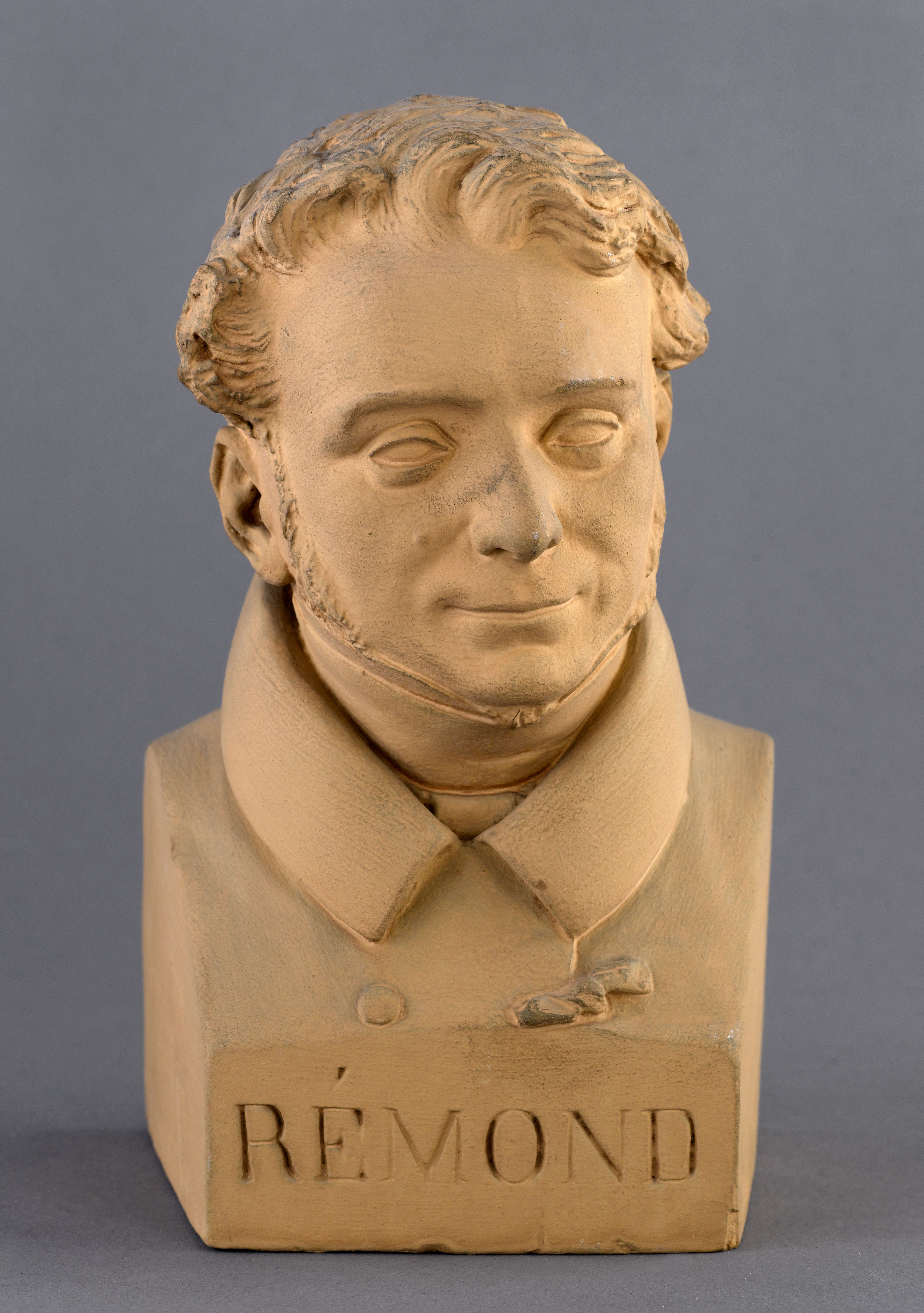 Jean Pierre Dantan, Portrait sérieux du peintre paysagiste, Jean-Charles-Joseph Rémond (1795-1875).