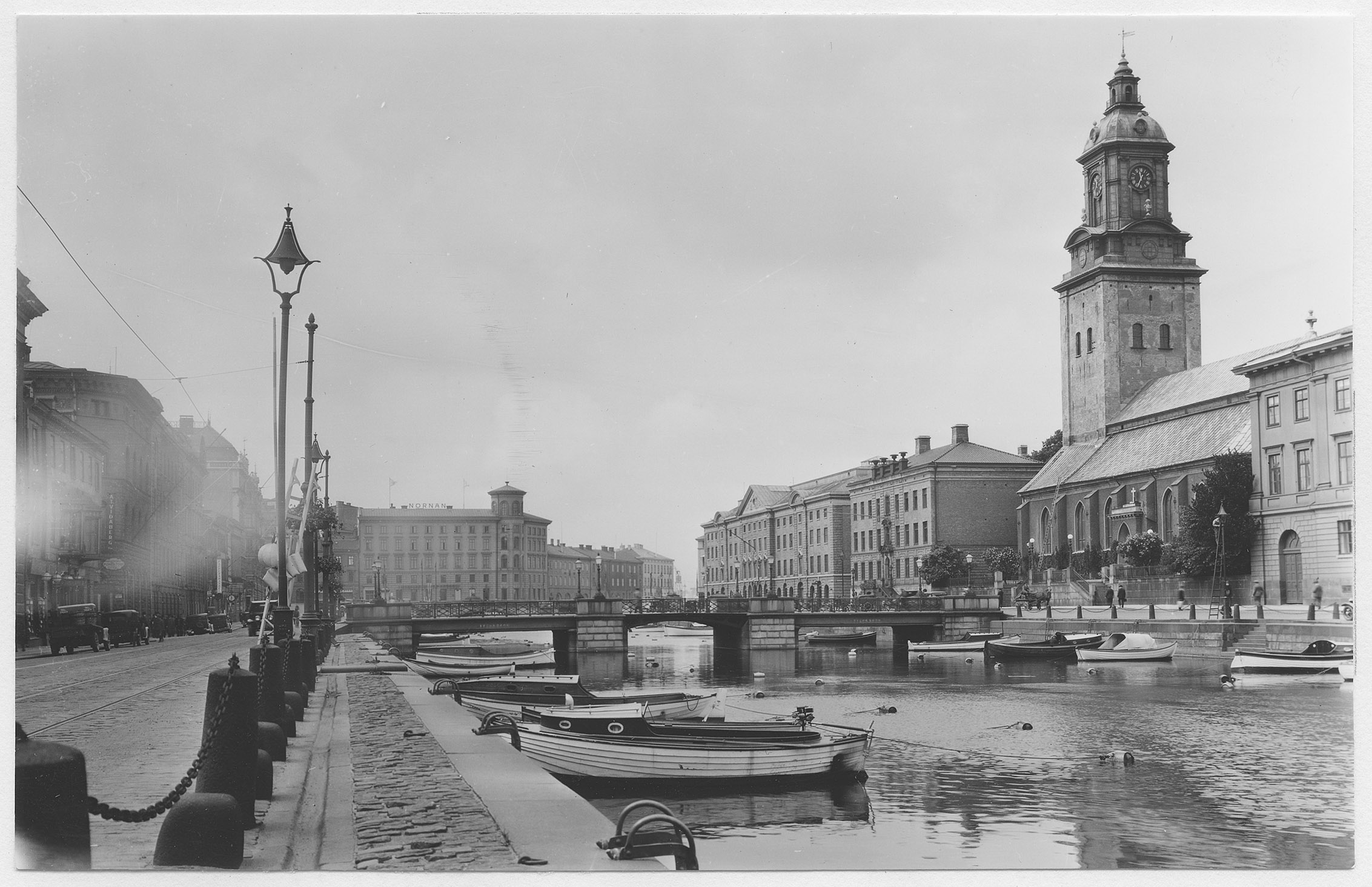 Mårten Sjöbeck, Göteborg, Stora hamnkanalen och Ostindiska huset