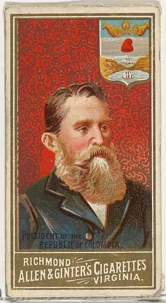 Allen & Ginter, President of the Republic of Colombia, from World's Sovereigns series (N34) for Allen & Ginter Cigarettes