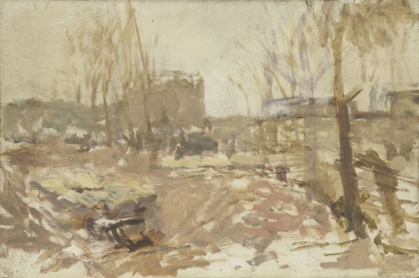 George Hendrik Breitner, Bouwterrein aan de De Clercqstraat