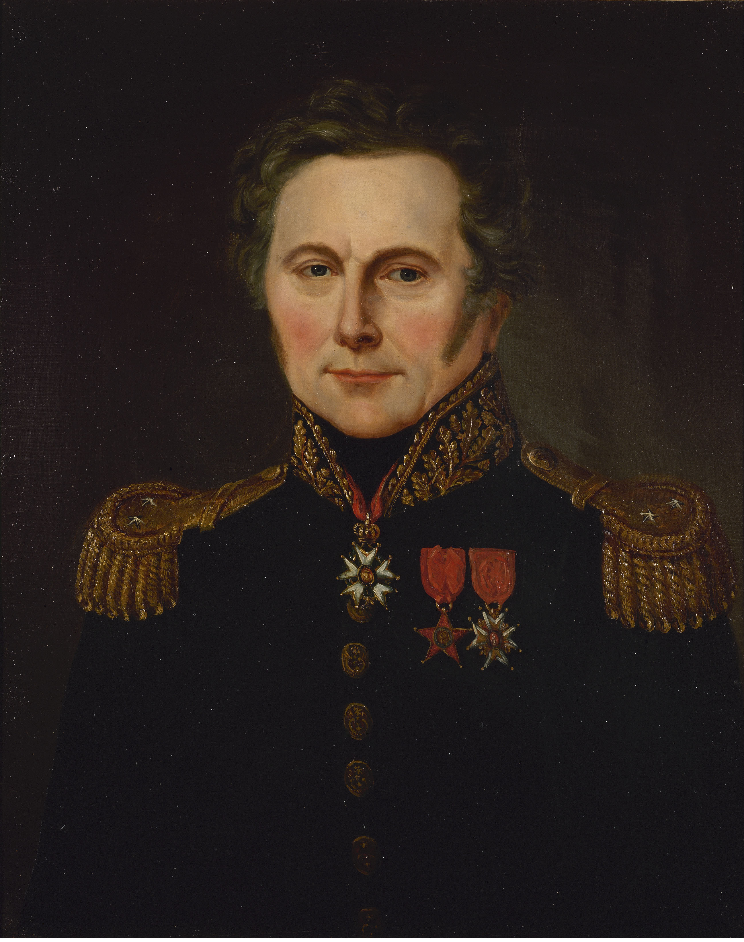 Anonyme, Portrait du général Louis Hugo (1777-1843)