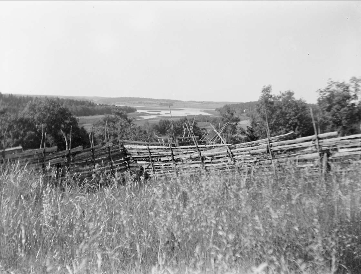 August Fredrik Schagerström, Landscape view with Lake Broskap, Roslag Bro parish, Uppland 1927