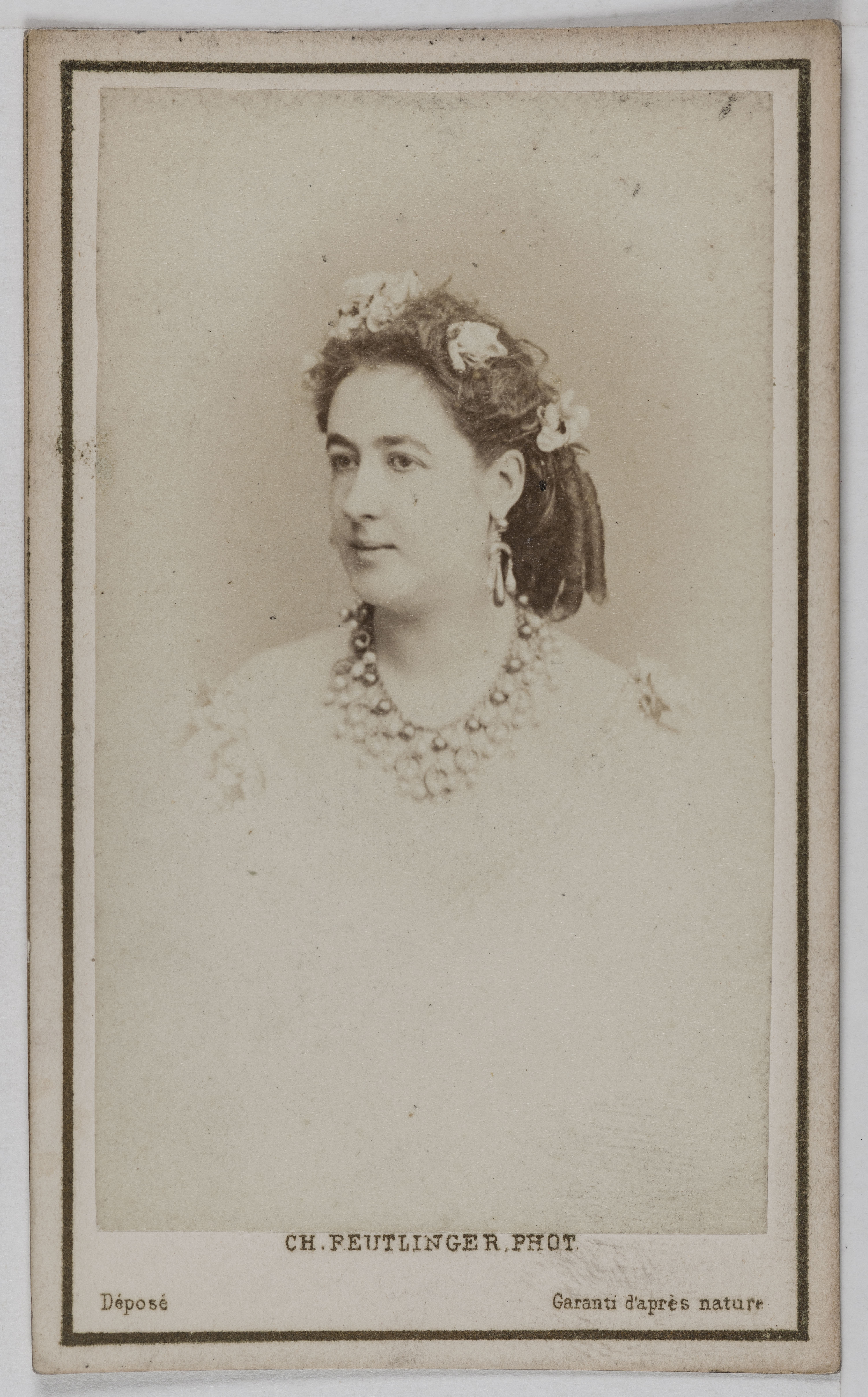 Charles Reutlinger, Portrait de Marguerite, (actrice)