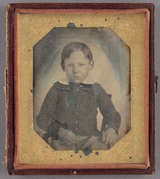 Unknown, [Portrait of a Seated Boy]