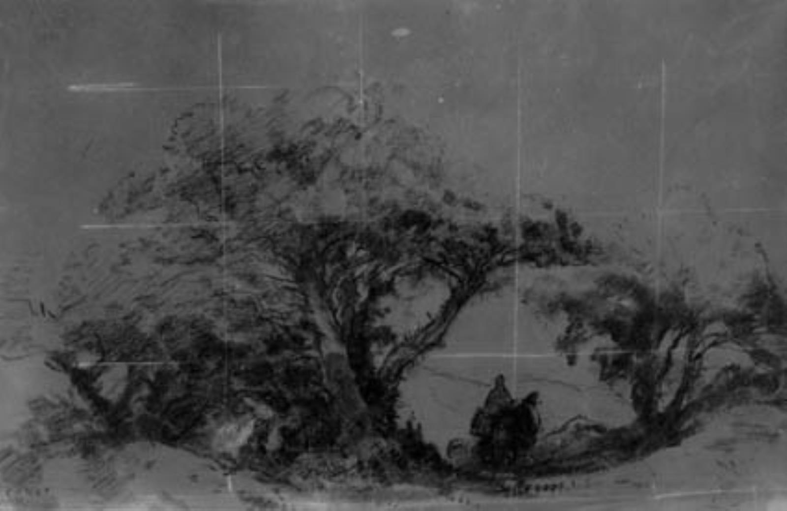 Jean-Baptiste-Camille Corot, Landskab med træer