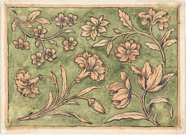 Anonymous, French, 18th century, Design for a Box Lid