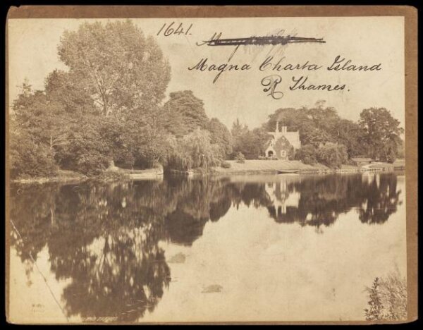 Francis Frith, Magna Charta Island.  R. Thames