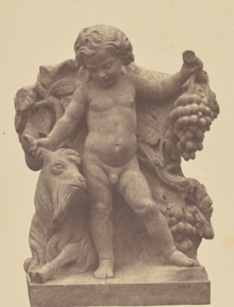 Édouard Baldus, ["L'Automne", Sculpture by François Truphème, Decoration of the Louvre, Paris]
