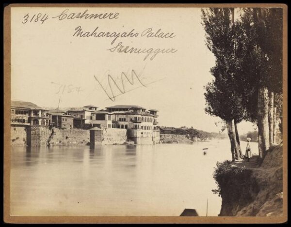 Francis Frith, Cashmere.  Maharajahs Palace.  Srinuggur