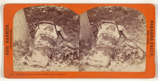 George Barker, [Native American Baby in a Cradle]