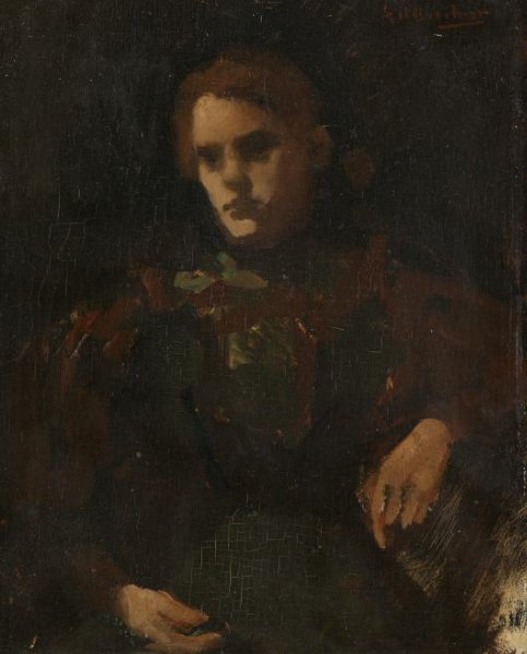George Hendrik Breitner, Study after the Model (Geesje Kwak?)