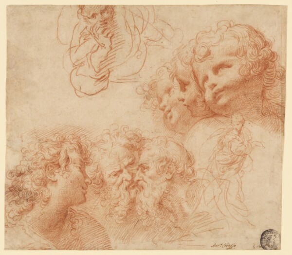 Giulio Cesare Procaccini, Head and Figure Studies