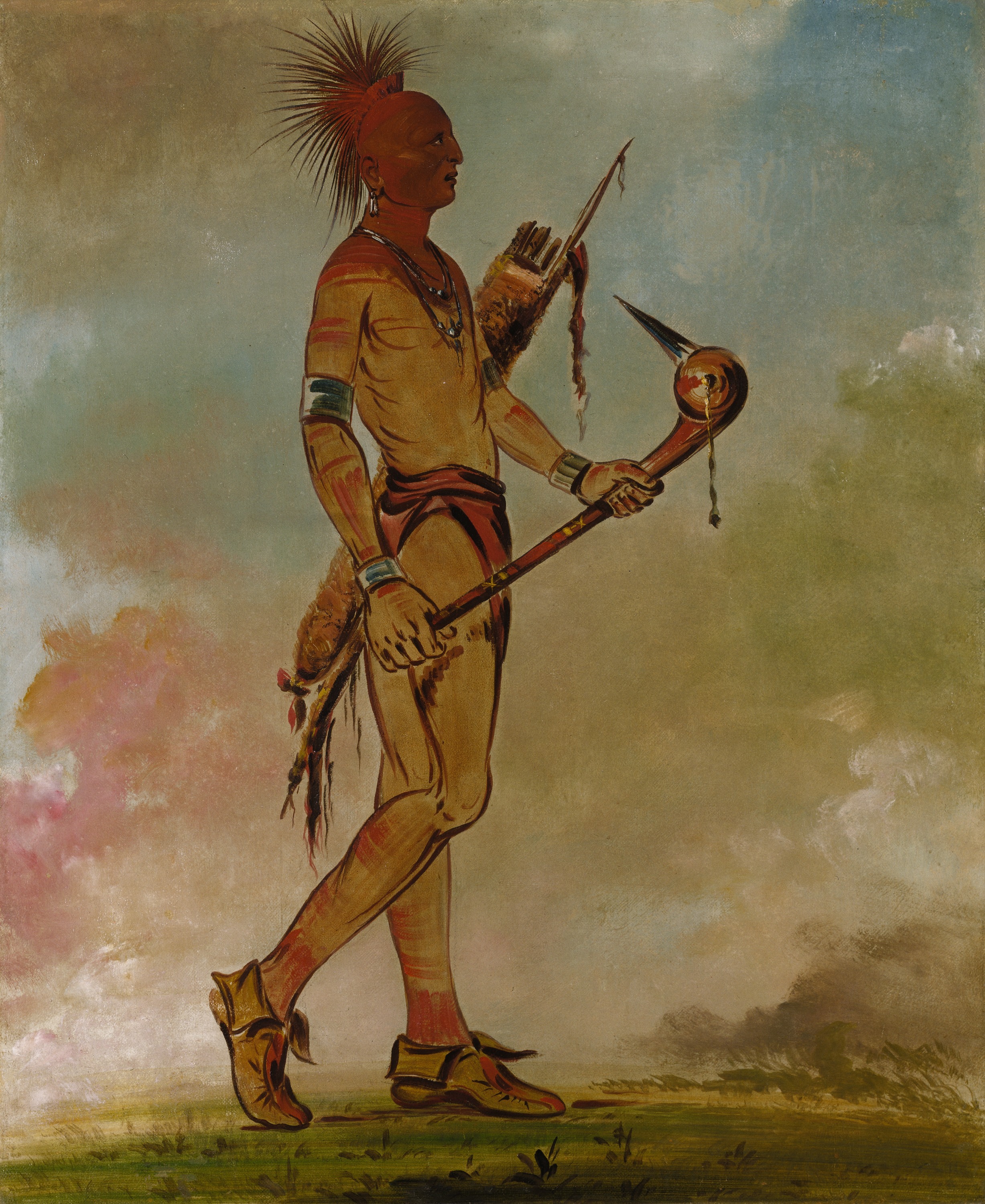 George Catlin, Shin-ga-wás-sa, Handsome Bird