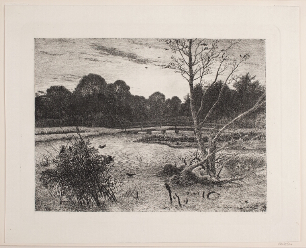 Vilhelm Kyhn, Solnedgang i en skov