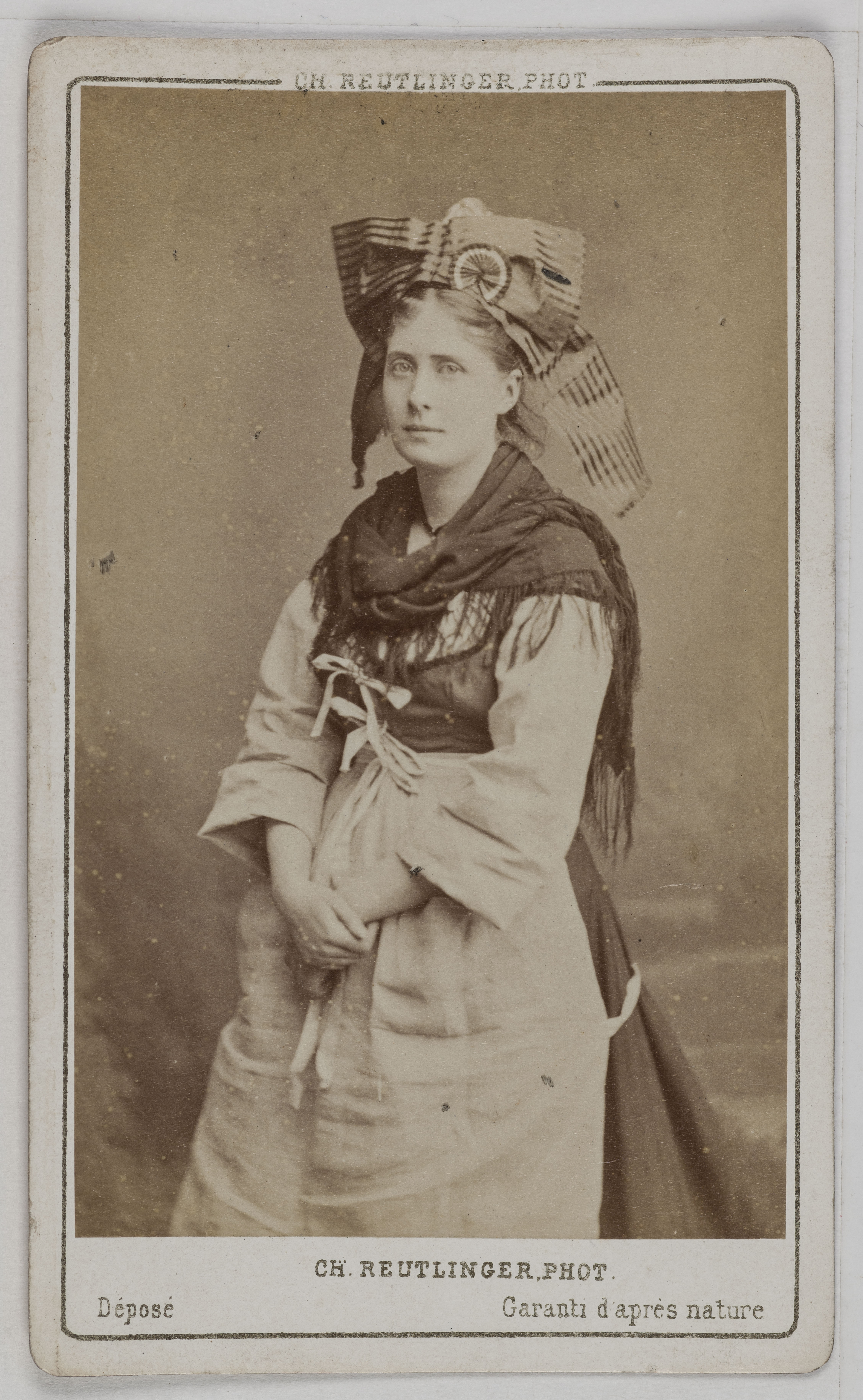 Charles Reutlinger, Portrait de Willems, actrice ou chanteuse au Théâtre Lyrique.