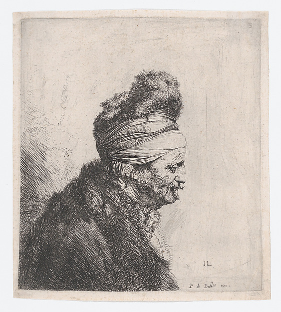 Jan Lievens, Bust of an Old Man Wearing a Fur Cap