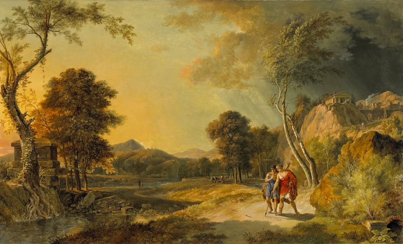Pierre-Henri de Valenciennes, Paysage historique avec Démetrius et Mithridate