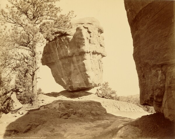 William Henry Jackson, Balanced Rock, Garden of the Gods