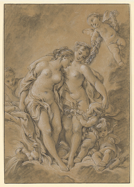 François Boucher, Nymphs and Cupids