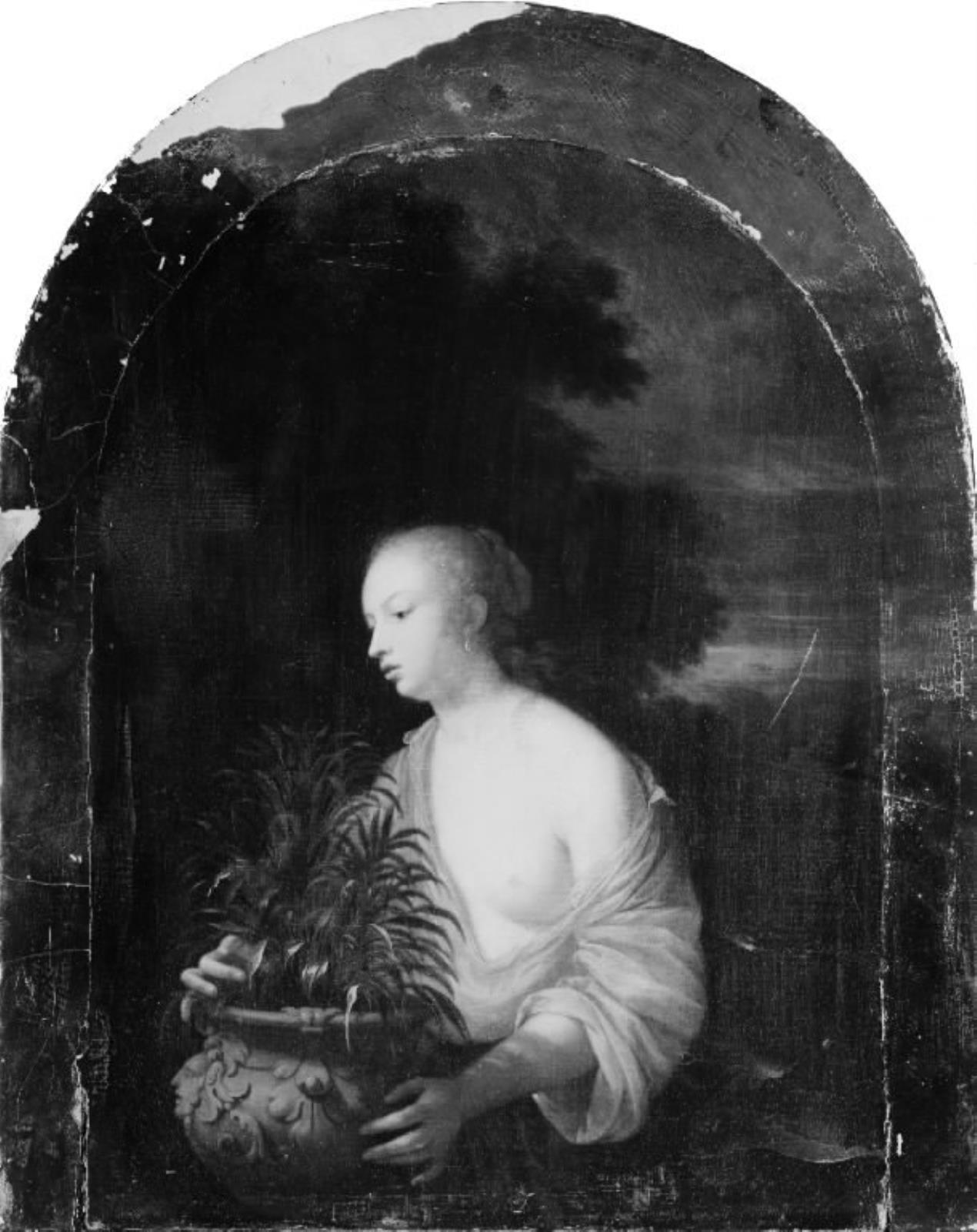 Adriaen van der Werff, En ung pige med en blomstervase