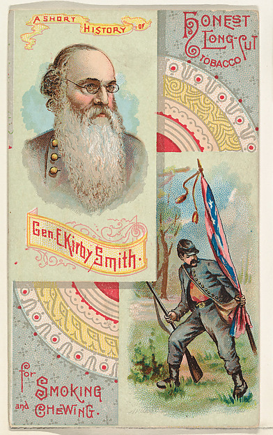 W. Duke, Sons & Co., A Short History: General E. Kirby Smith, from the Histories of Generals series (N114) issued by W. Duke, Sons & Co. to promote Honest Long Cut Smoking and Chewing Tobacco