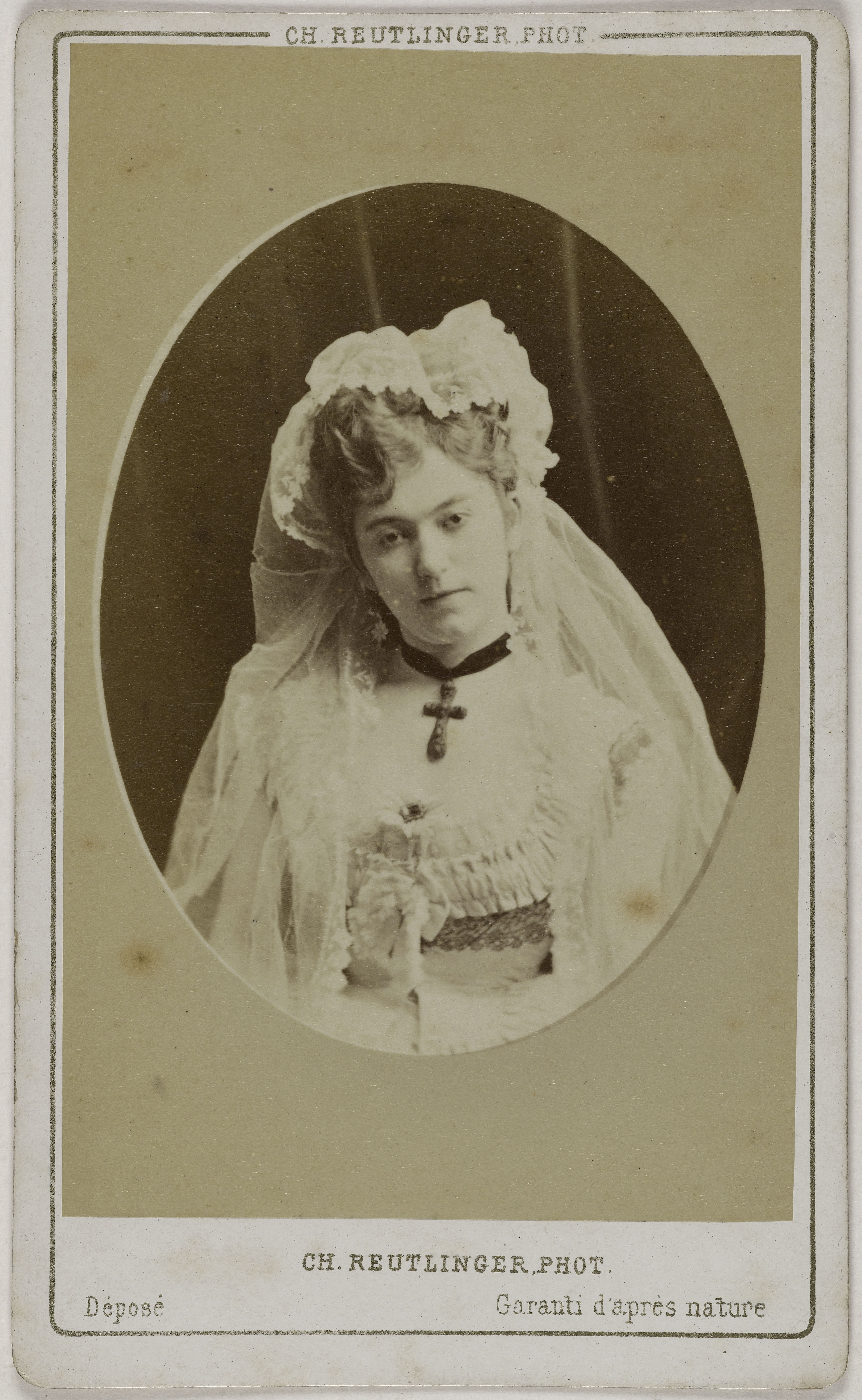 Charles Reutlinger, Portrait de Marguerite Debreux (actrice)