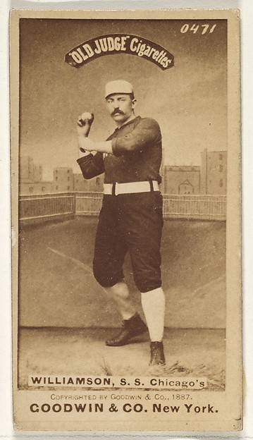 Goodwin & Company, Williamson, Shortstop, Chicago, from the Old Judge series (N172) for Old Judge Cigarettes